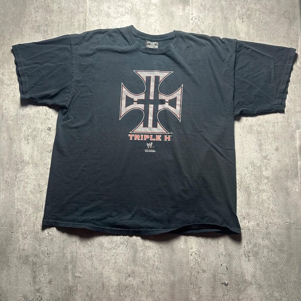 Wwe Men's Black T-shirt